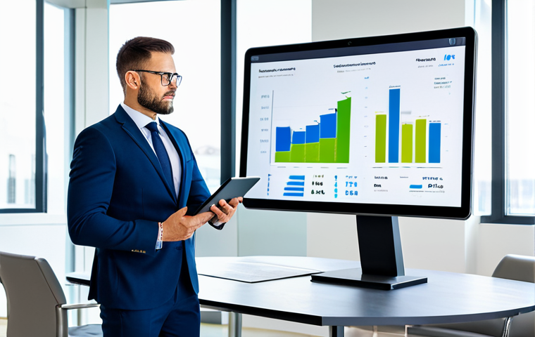 A professional real estate agent, a man in a crisp business suit, standing confidently in a sleek, modern office. He holds a tablet displaying a dynamic, data-driven market analysis and a transparent, clear commission breakdown, emphasizing a flexible model and explicit value proposition. The office environment is contemporary and brightly lit, symbolizing clarity and advanced efficiency. The overall scene conveys professionalism, trust, and forward-thinking adaptation. professional dress, fully clothed, appropriate attire, safe for work, appropriate content, perfect anatomy, correct proportions, natural pose, well-formed hands, proper finger count, natural body proportions, professional photography, high quality.