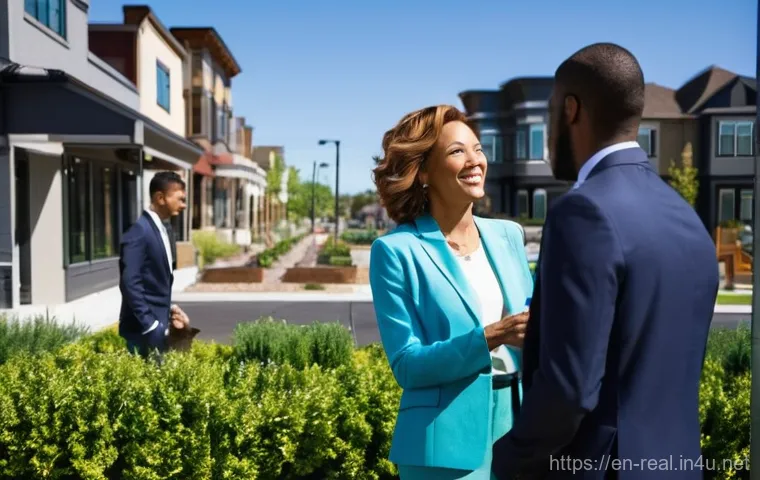 공인중개사 자격증과 관련된 사회적 가치의 활용 사례 - **Prompt:** A diverse, smiling young family (a couple in their late 20s/early 30s with a toddler wea...