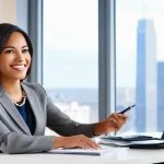 공인중개사 자격증과 부동산 시장 분석 기술 - **Prompt 1: The Trustworthy Professional Real Estate Agent**
A confident and professionally dres...