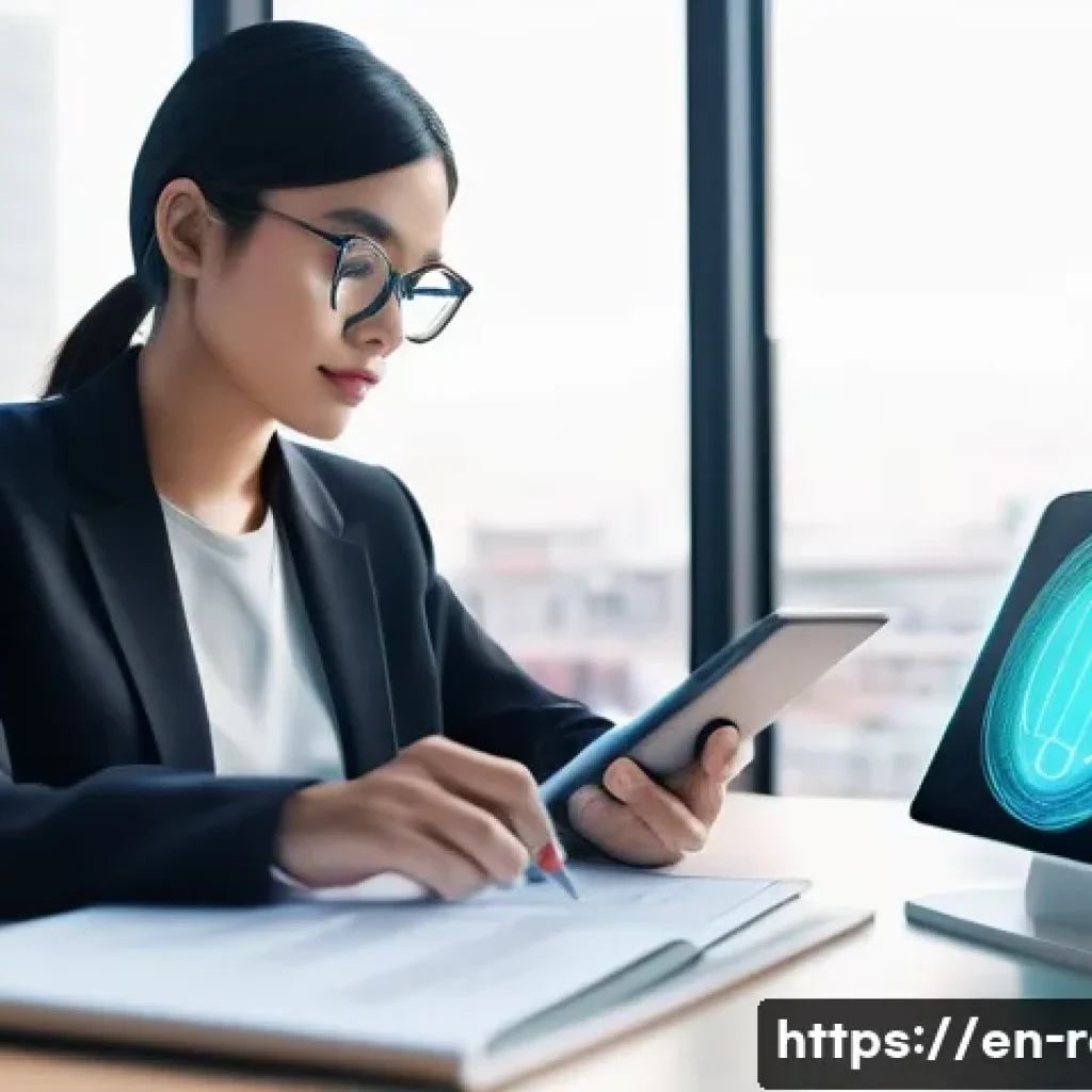 공인중개사 시험 대비 최신 교육 자료 - **Prompt 1: AI-Powered Real Estate Prep**
    "A vibrant, modern image of a young woman, in her late...