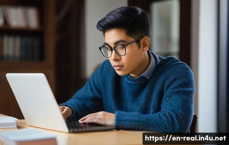 공인중개사 시험 대비 학습 자료 활용법 - **Prompt:** A young, diverse adult (gender-neutral) intensely focused on studying for a real estate ...